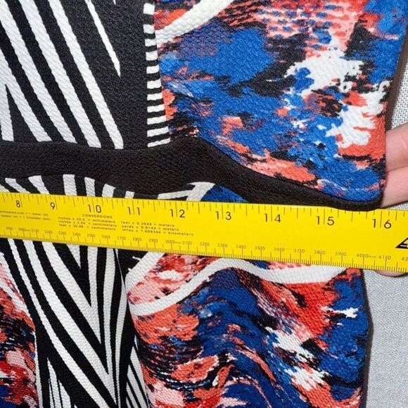 Material Girl Womens Babydoll Bustier Dress Size XL Blue Abstract Strappy Y2K - Picture 12 of 16